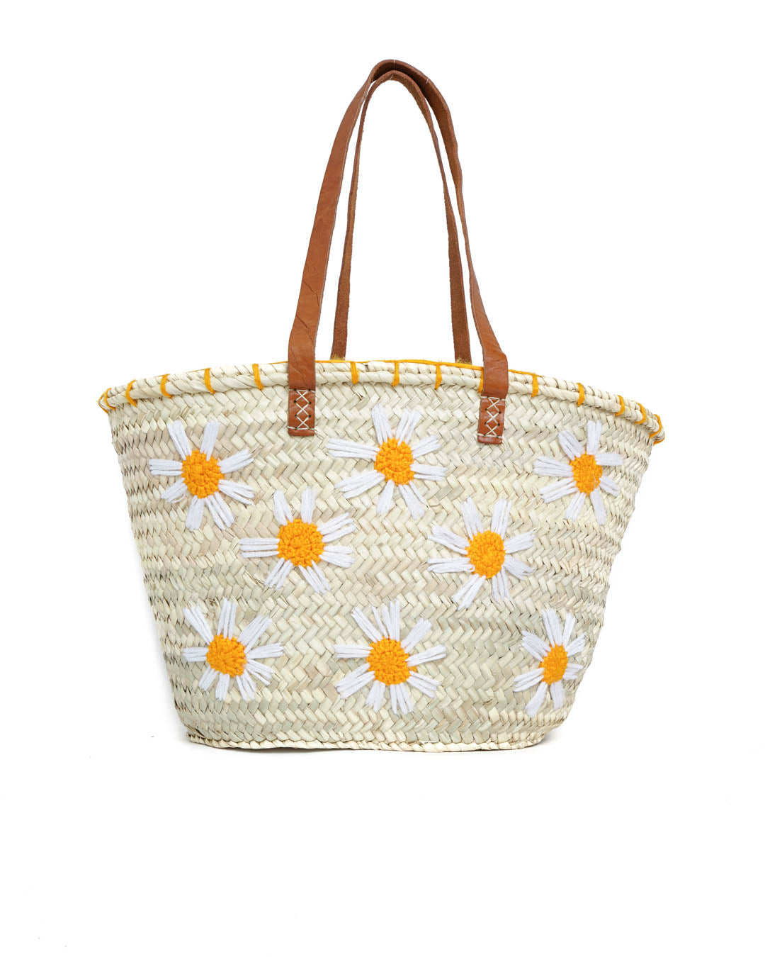 Bohemian Straw Shoulder Bag – Handmade Eco Tote