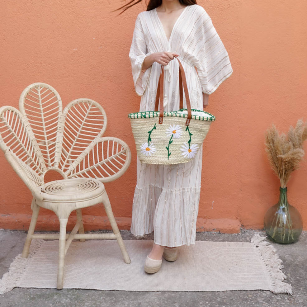French Baskets, Straw Basket, Natural Bag, Handmade Bag